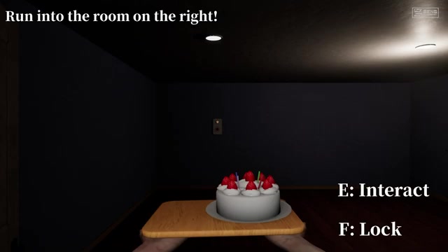 First refuge doorway with E Interact and F Lock prompts
